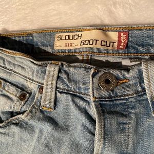 Light washed vintage style Levi Jeans